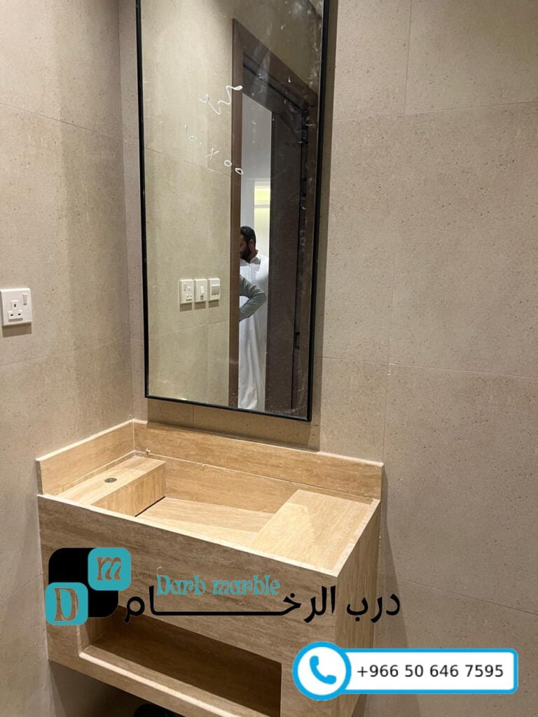 موديلات مغاسل الرخام الطبيعي الحصرية 81 مغاسل رخام طبيعي