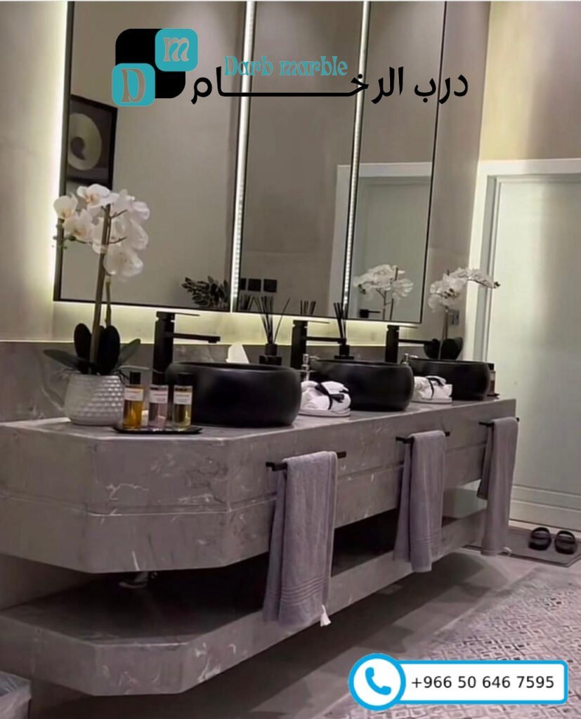 تركيب-مغاسل-رخام-بالرياض مغاسل الرخام الصناعي متعددة الاحواض