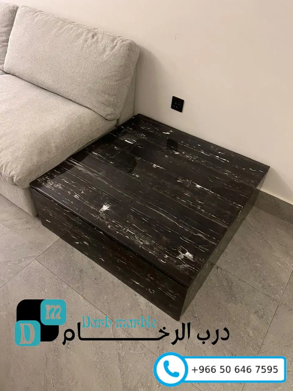معرض الأعمال 117 طاولات قهوة رخام