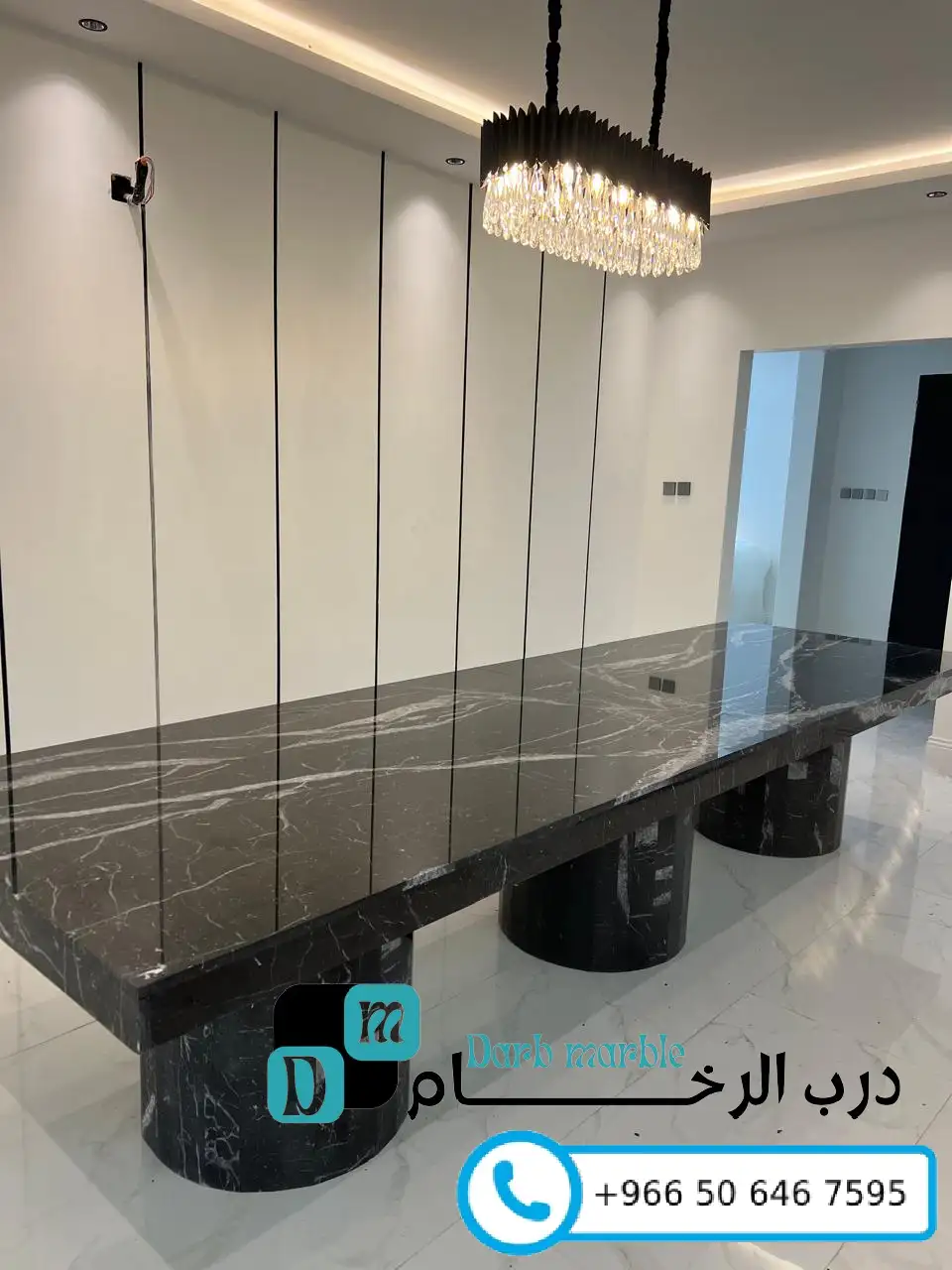 معرض الأعمال 151 طاولات طعام رخام بالرياض