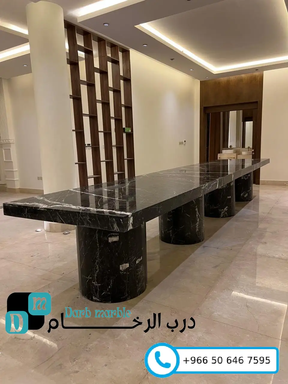 معرض الأعمال 159 طاولات طعام رخام بالرياض