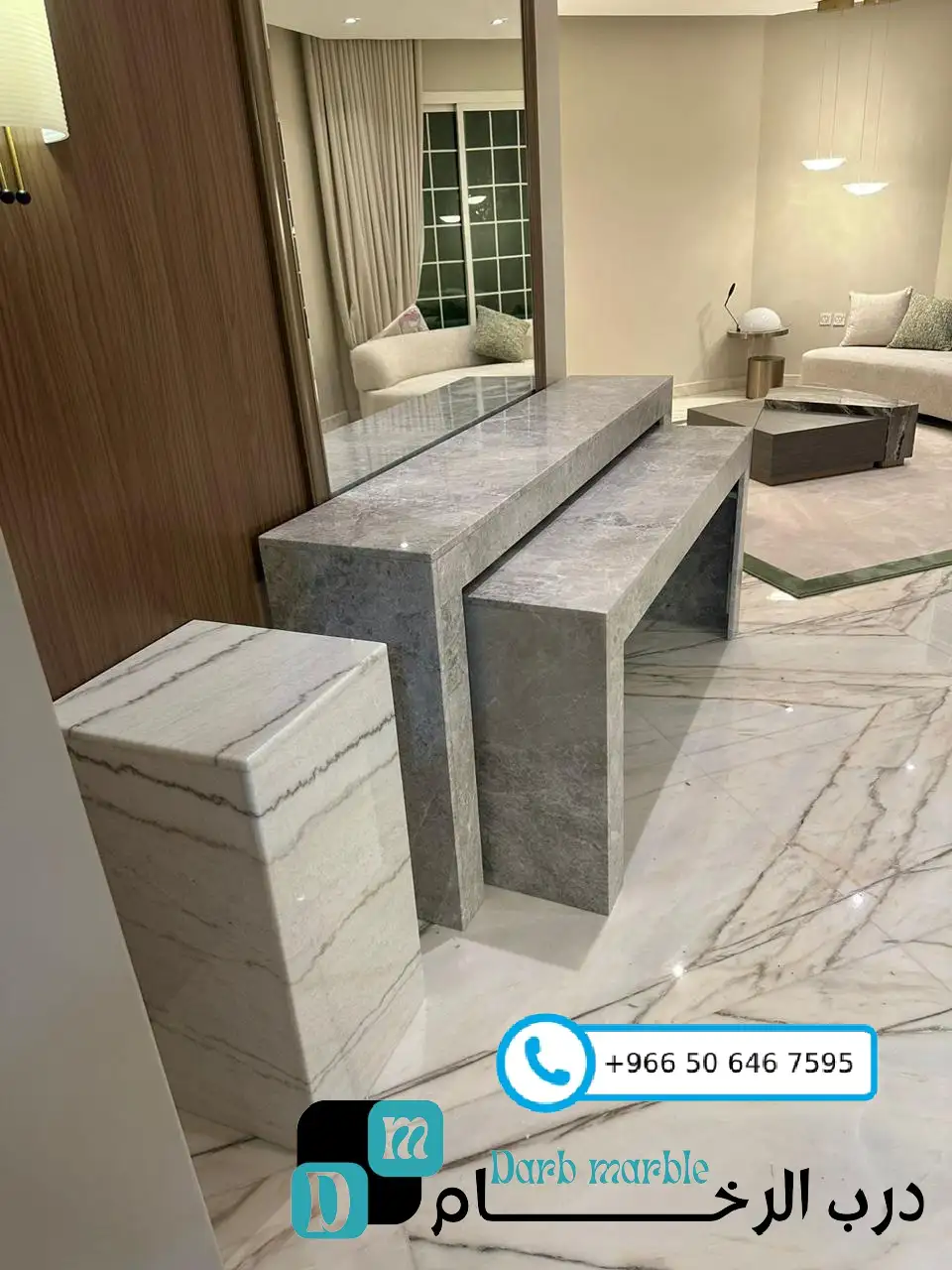 معرض الأعمال 191 كونسولات رخامية في الرياض